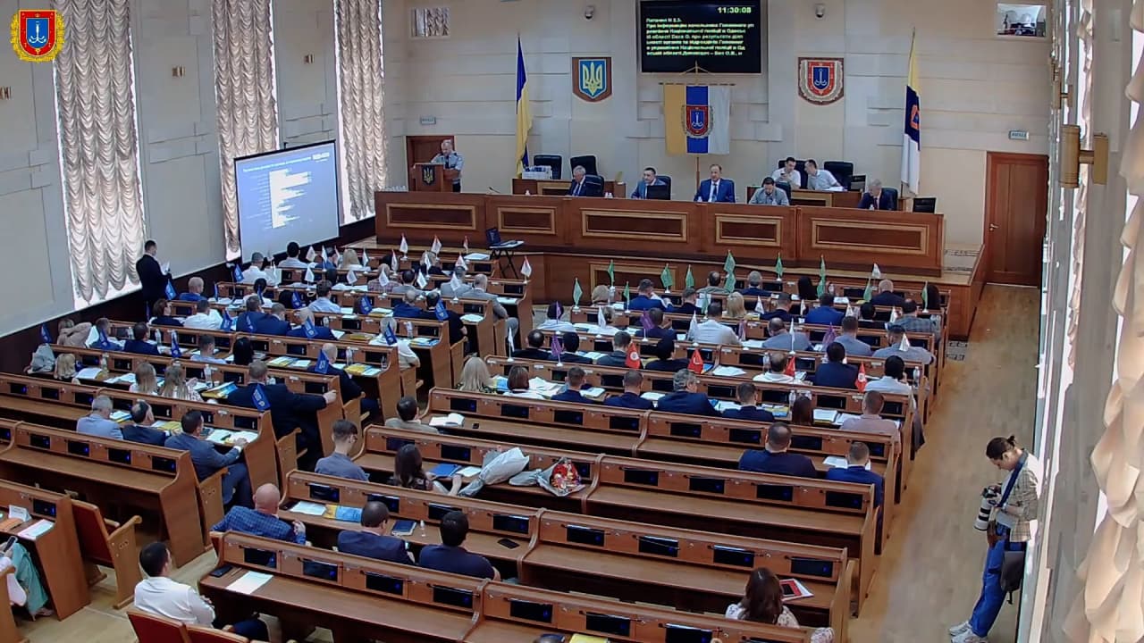 В Одессе прошла сессия областного совета: быстро и без дискуссий (Видео)