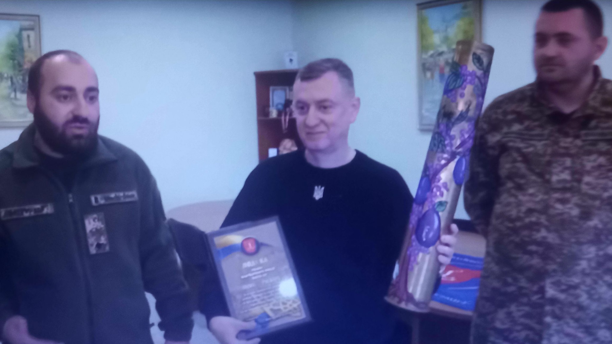 Леоніда Раскіна привітала 11-та бригада ім. М. Грушевського НГУ (ВІДЕО)